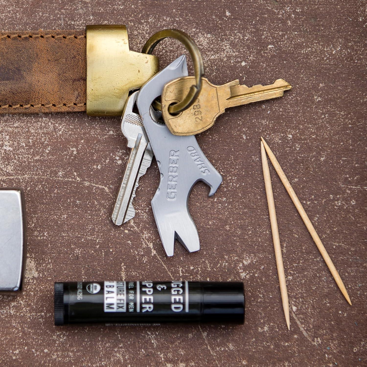 Multiherramienta de Llavero Gerber Gear Shard 7-en-1 Plata