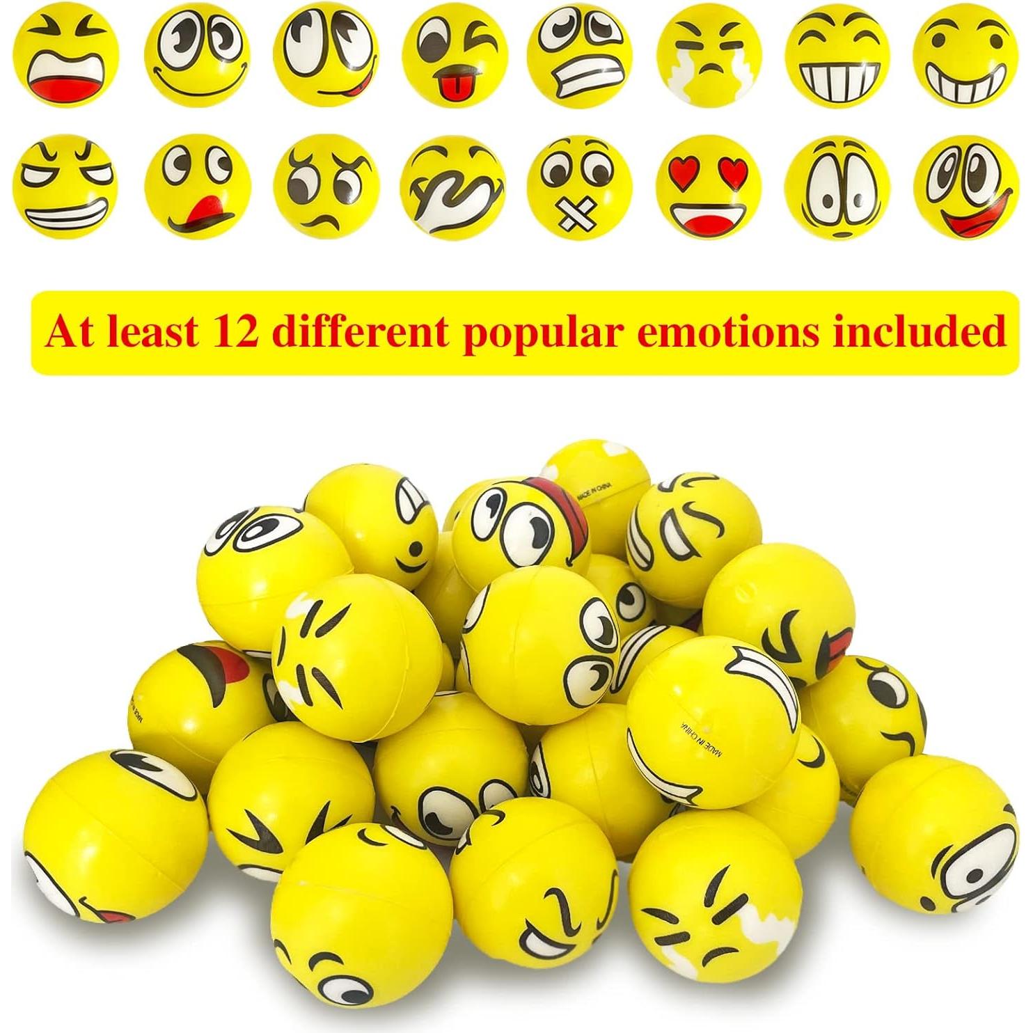 40 Pelotas de Estrés Facial Juuxncgv 5.08 cm Alivio de Estrés