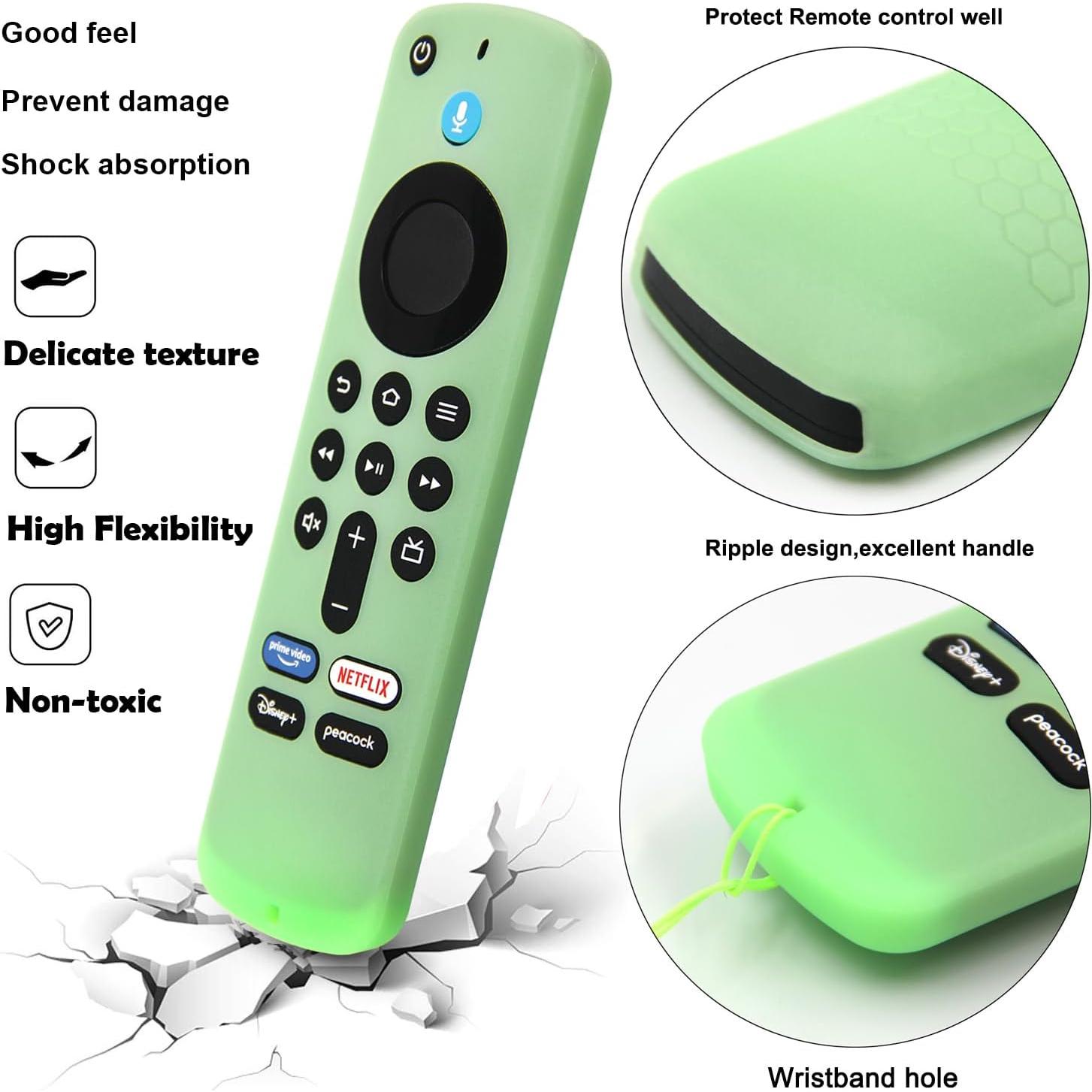 Funda de Control Remoto Pinowu 2 Piezas para FireTV Stick 4K