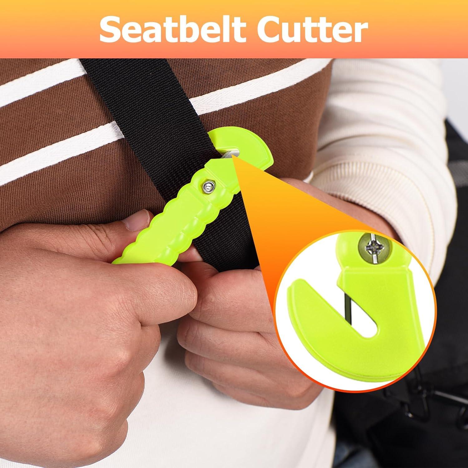 Juego de 2 Martillos de Seguridad MOTORBUDDY con Cortador