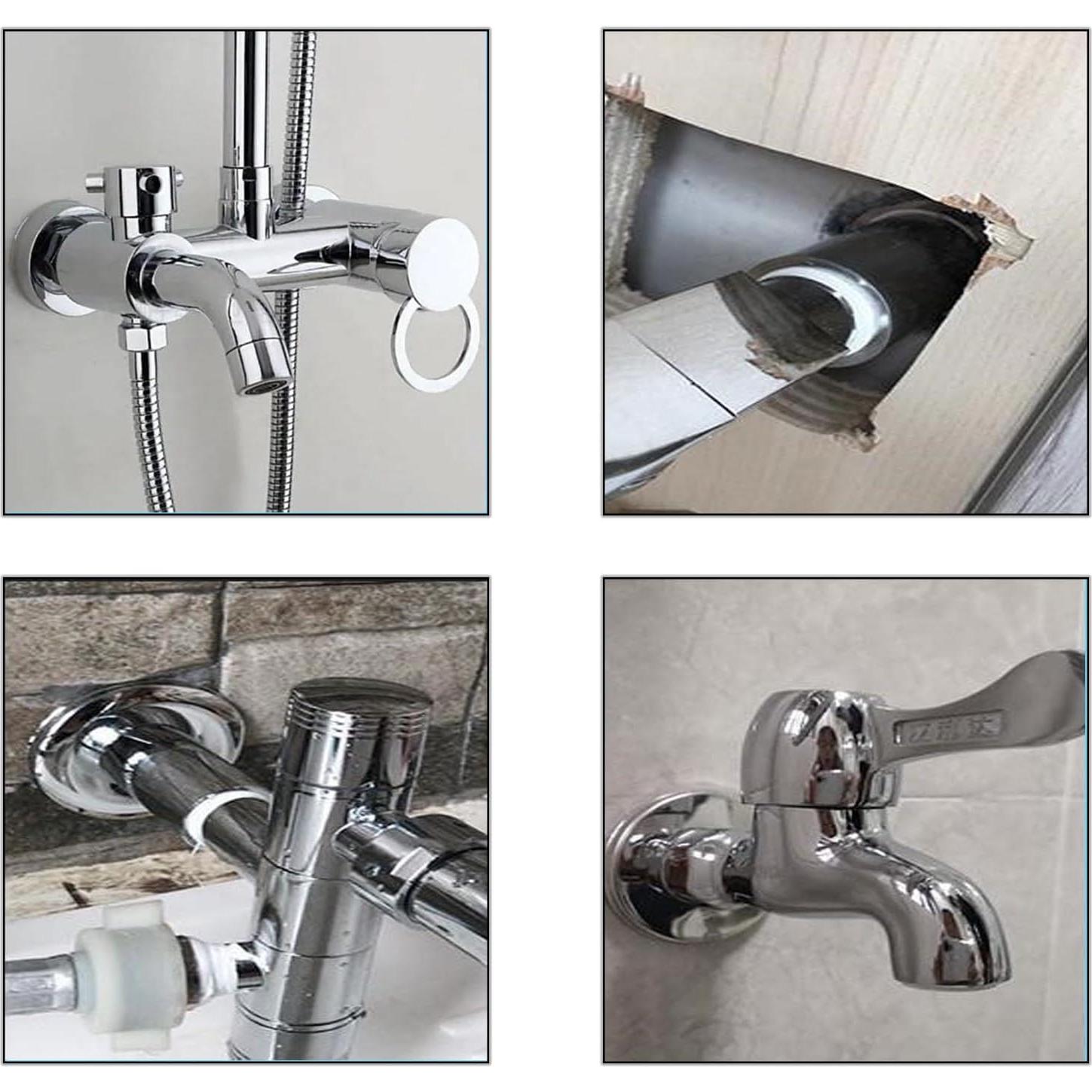 Extensión de Brazo de Ducha 1 Pulgada Tworider Acero Inoxidable