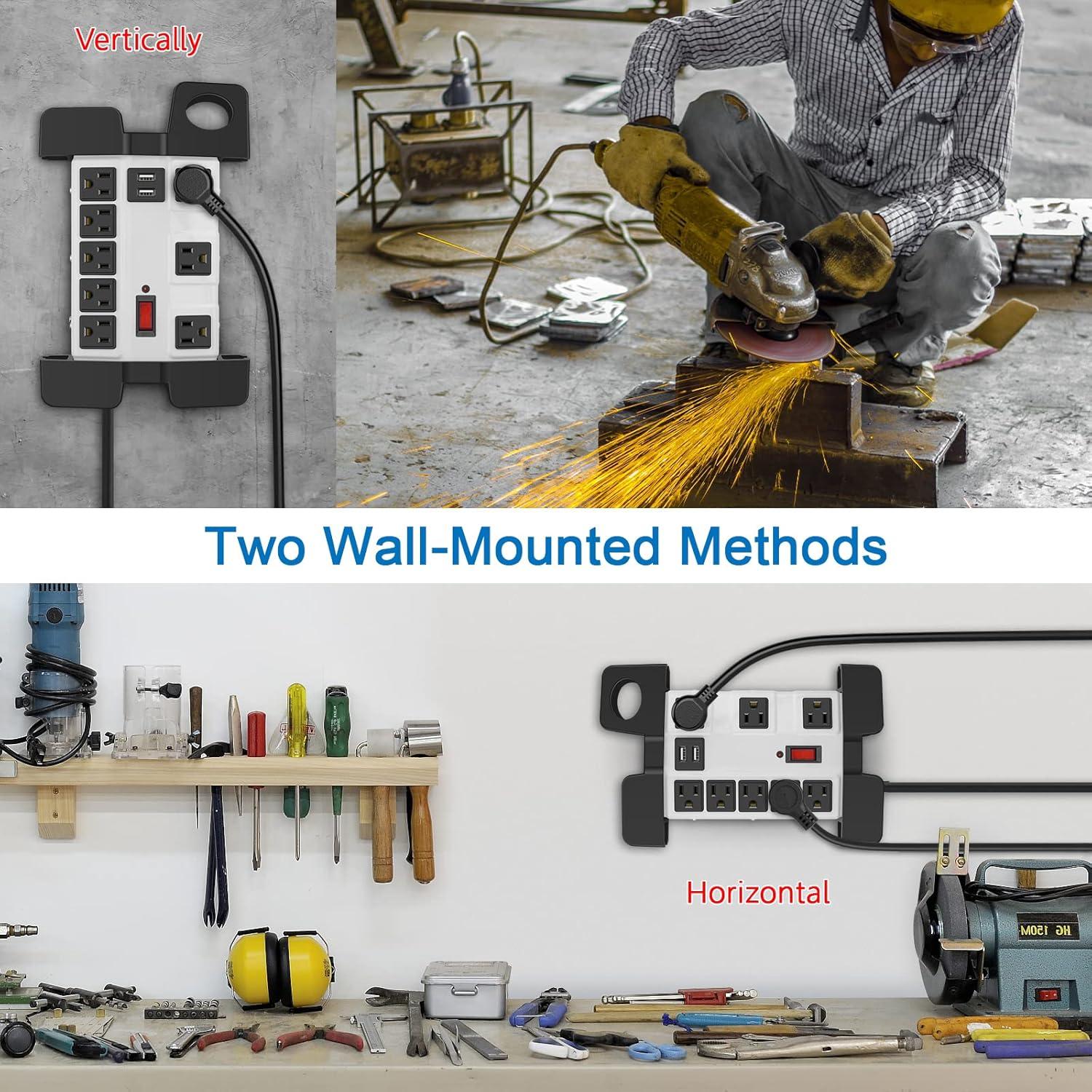 Regleta de Potencia Industrial CCCEI 8 Salidas USB 15A 2700J