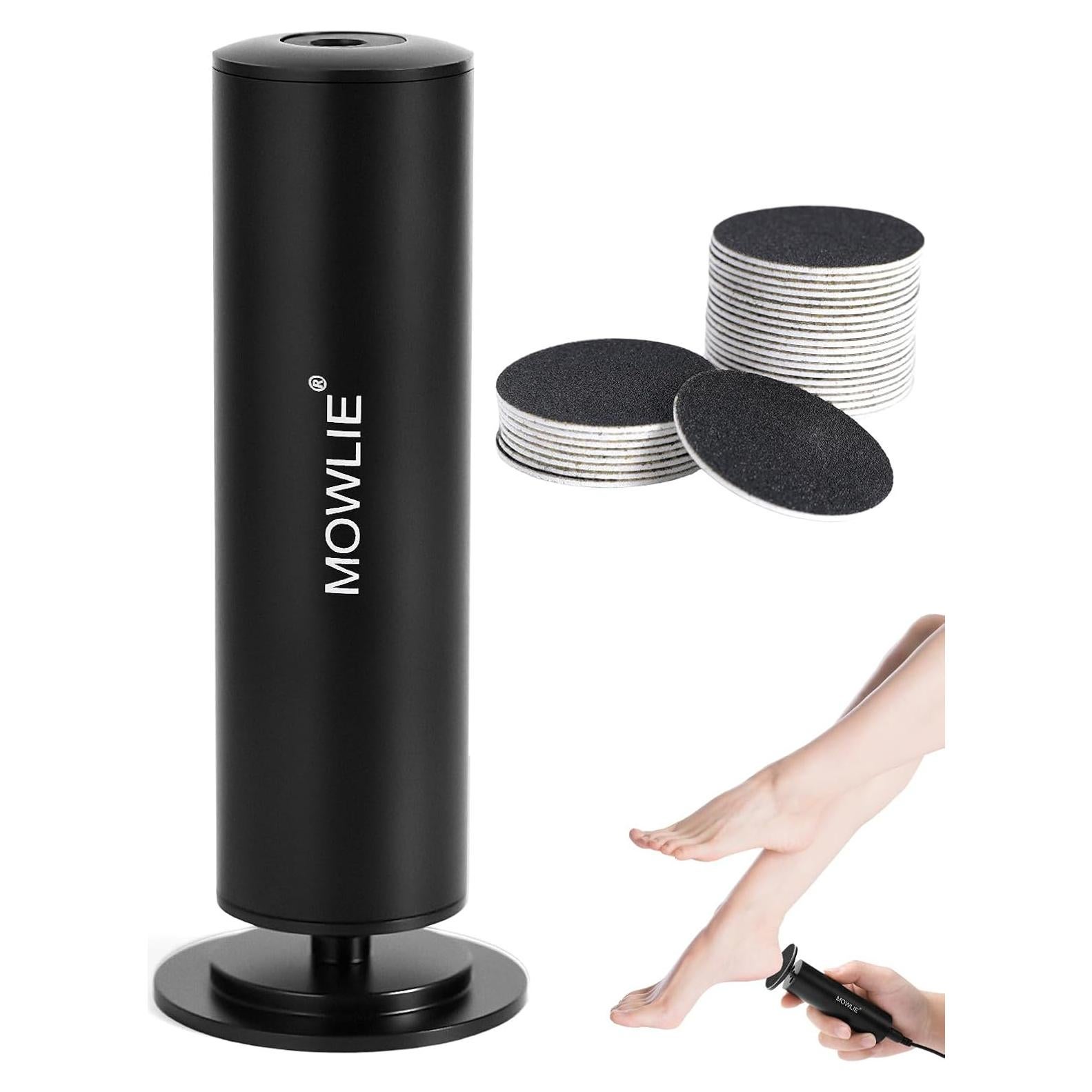 Removedor de Callos Eléctrico MOWLIE con 60 Discos de Lija