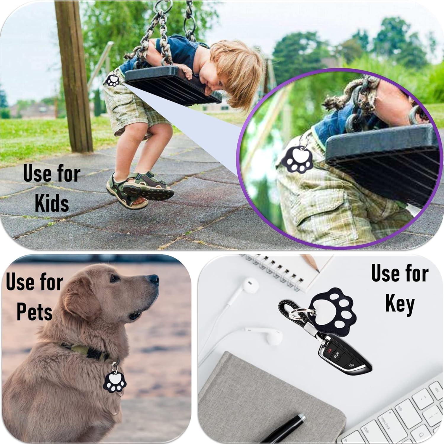 Funda de cuero para Tile Mate y Galaxy SmartTag - 2 pack