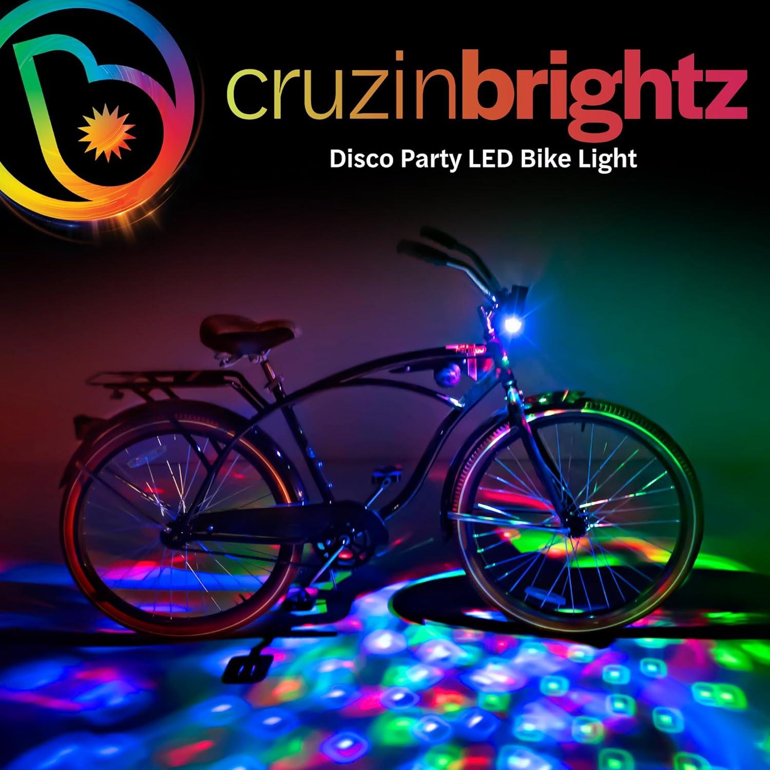 Luz LED Disco para Bicicleta Brightz CruzinBrightz - Tricolor