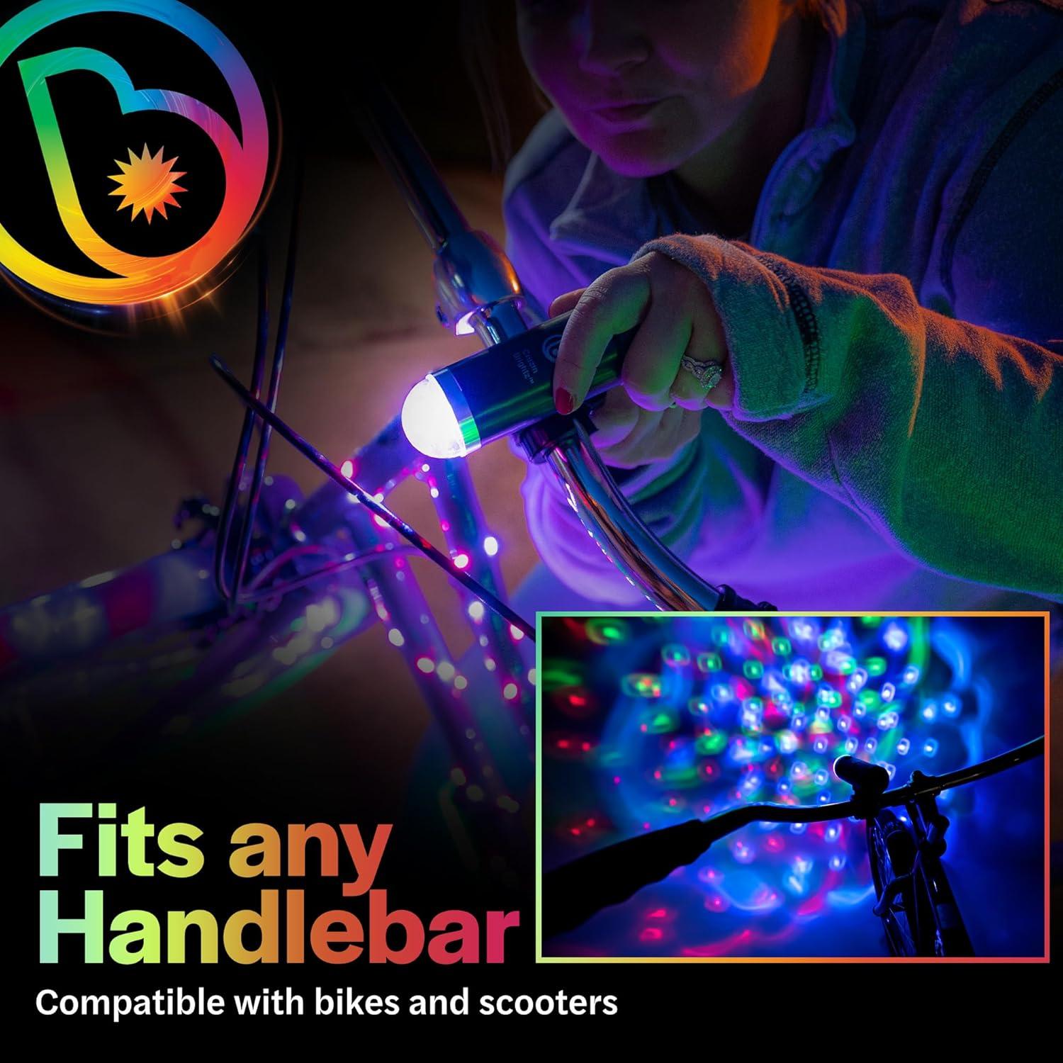 Luz LED Disco para Bicicleta Brightz CruzinBrightz - Tricolor