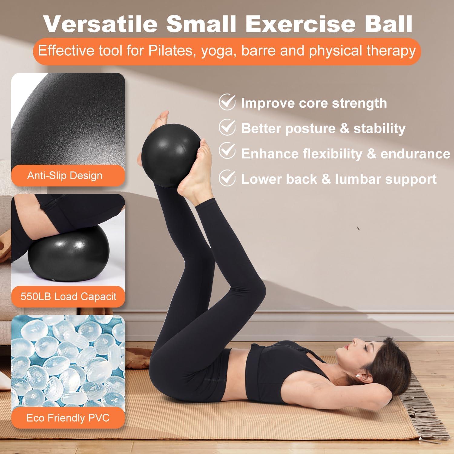 Conjunto de Pilates Tsikavo: Anillo 30.48 cm, Pelota 22.86 cm