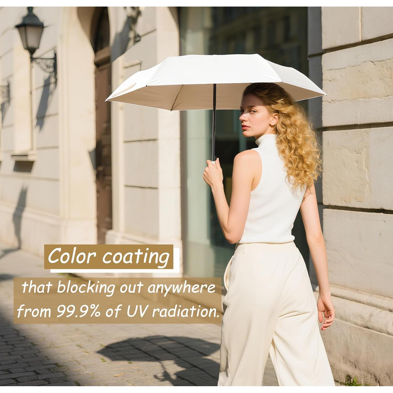 Paraguas Compacto Nuxer Automático UV UPF 50+ Impermeable