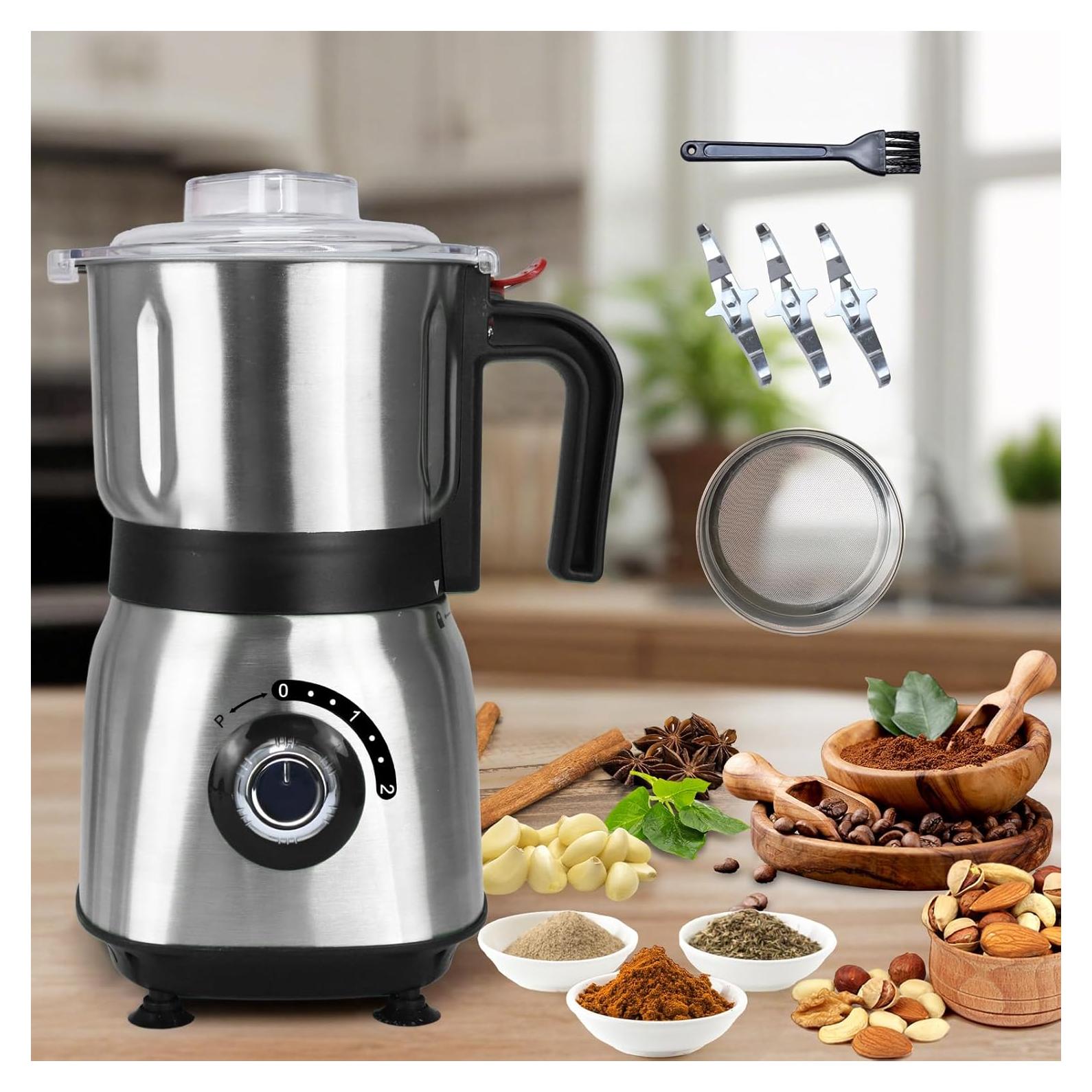 Molino de Especias Eléctrico Tosgar 600ml 500W Acero Inoxidable