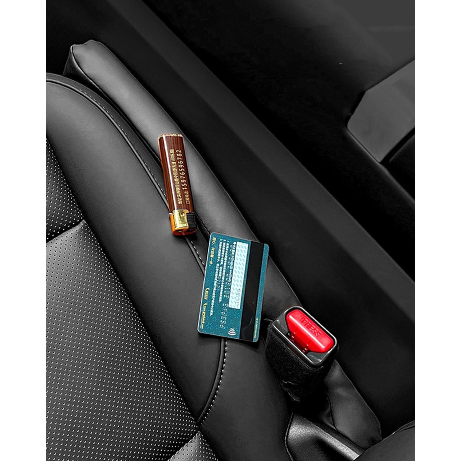 Relleno Espacio Asiento Coche Cuero Negro Nosxxus Universal