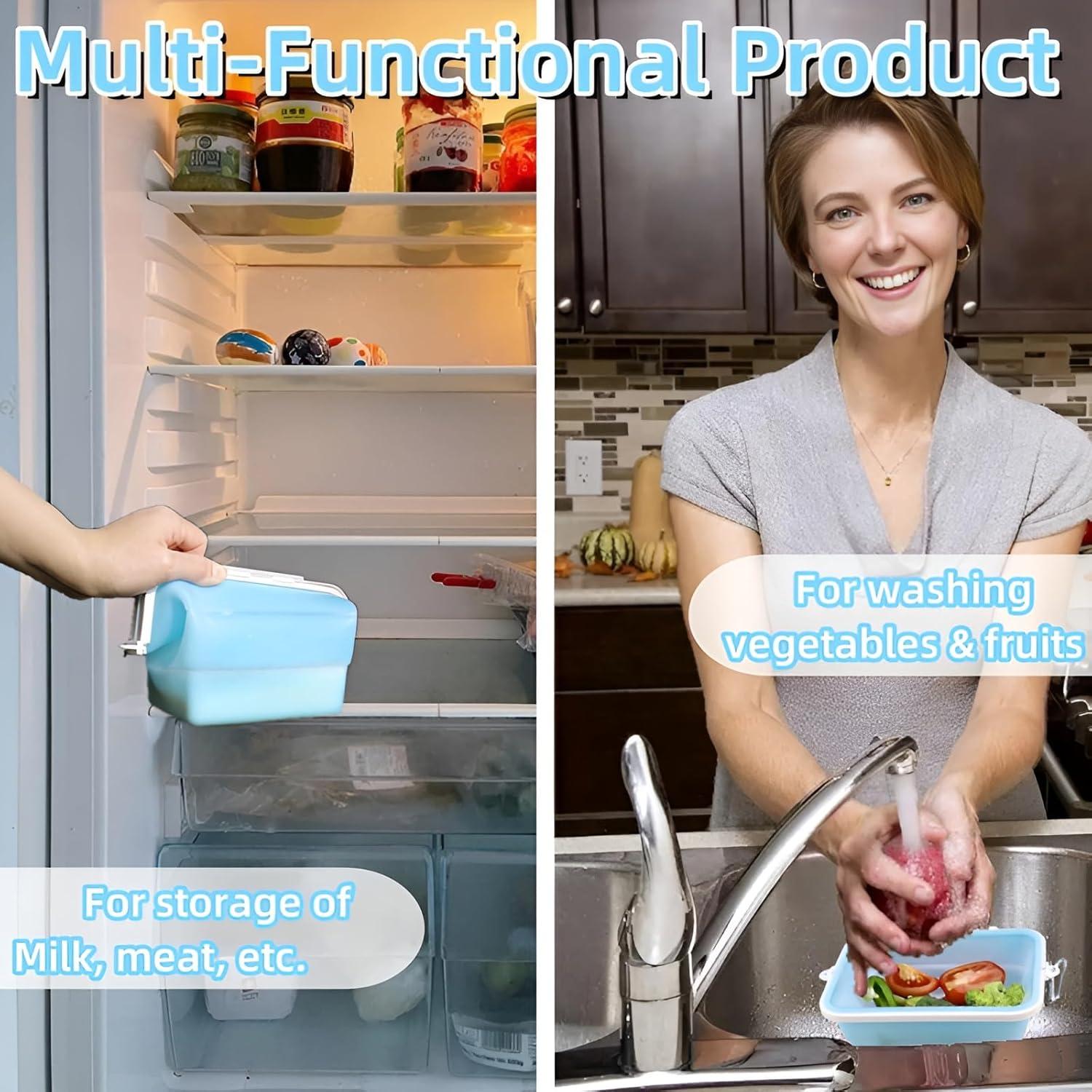 Bolsas de Almacenamiento de Alimentos Silicona ACUDUDOMA 1 Unidad