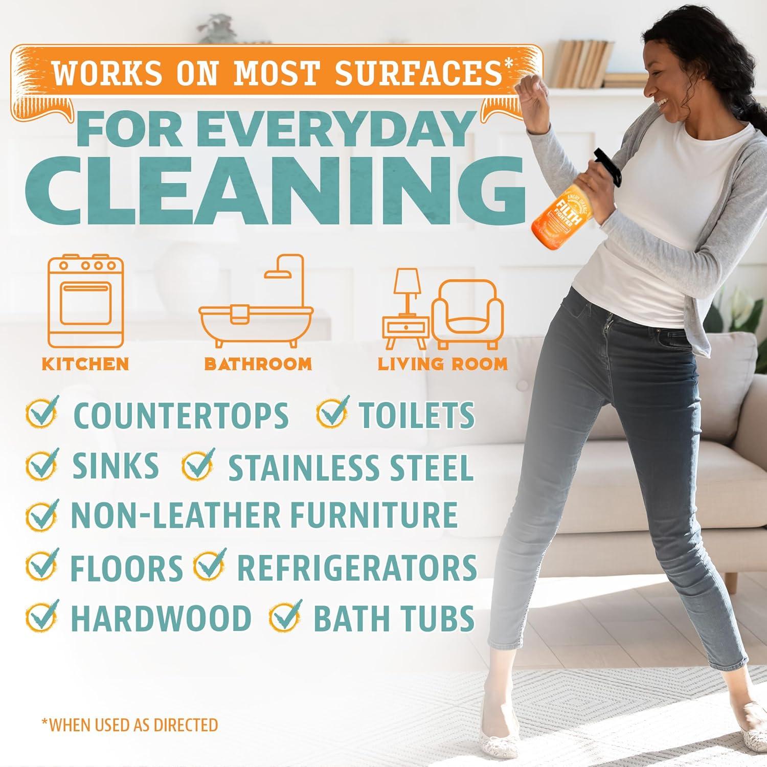 Limpiador Multiusos Angry Orange 0.71 L Aroma Cítricos