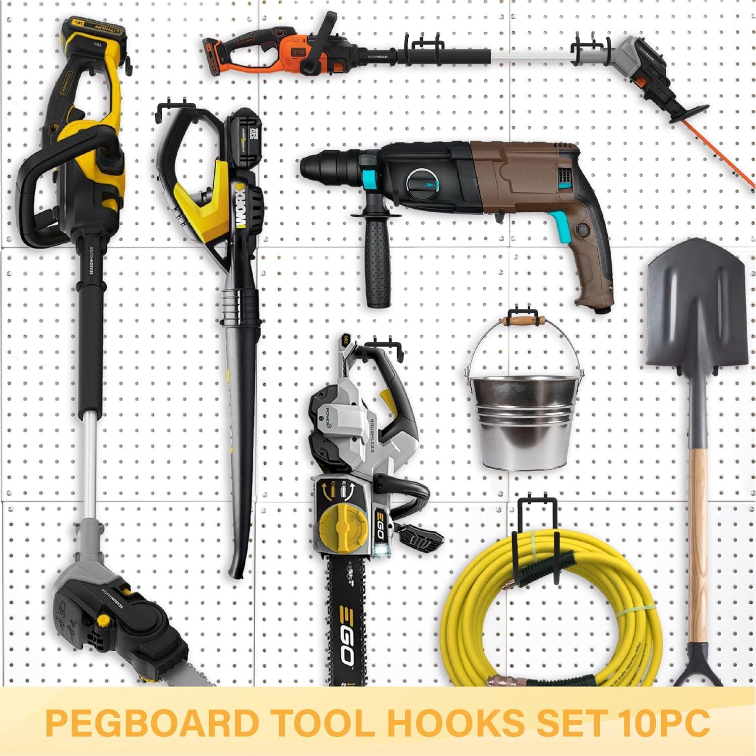 Ganchos de Tablero de Clavos BFPeaky 10PC Alta Resistencia