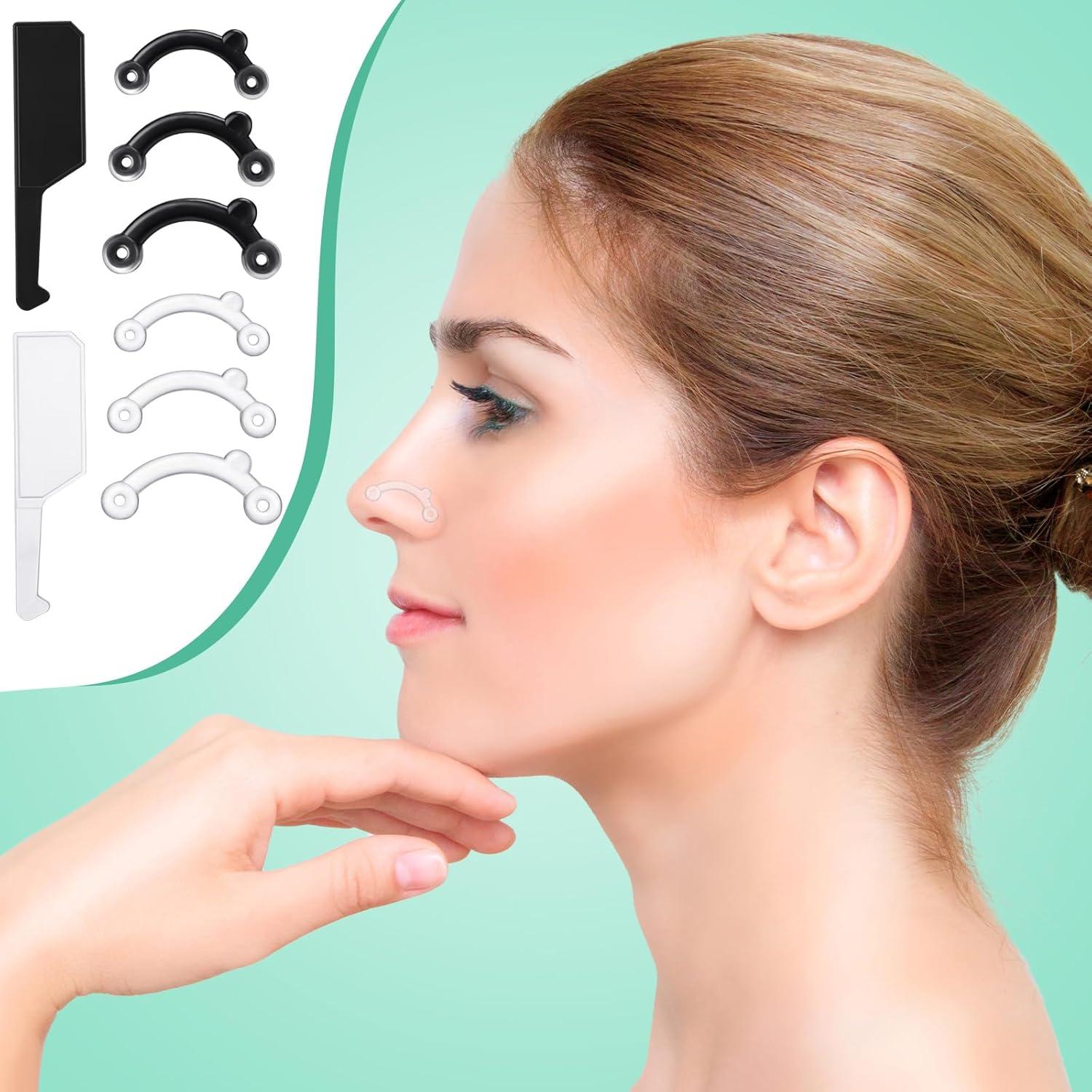 Elevadores de Nariz Nuanchu 6 Pares Silicona Invisible