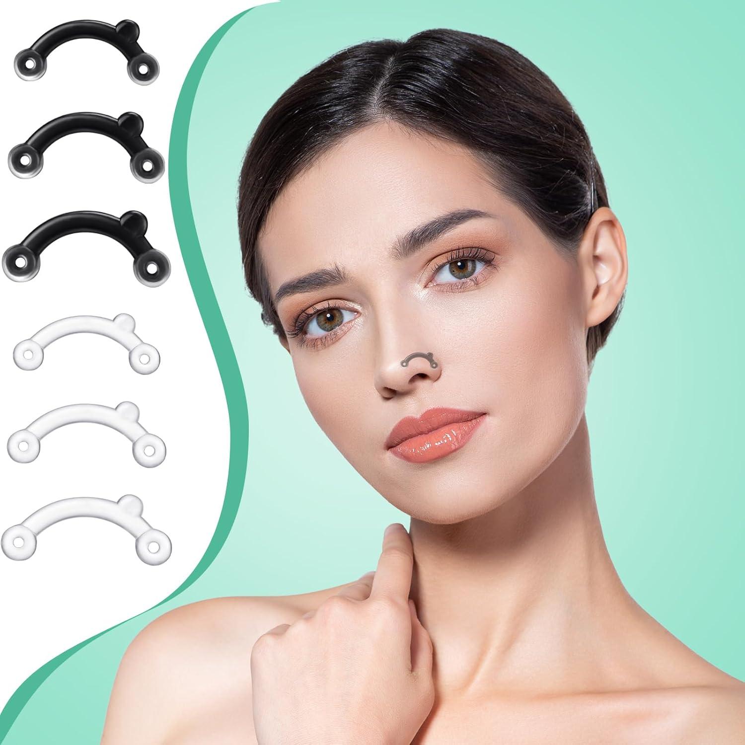 Elevadores de Nariz Nuanchu 6 Pares Silicona Invisible