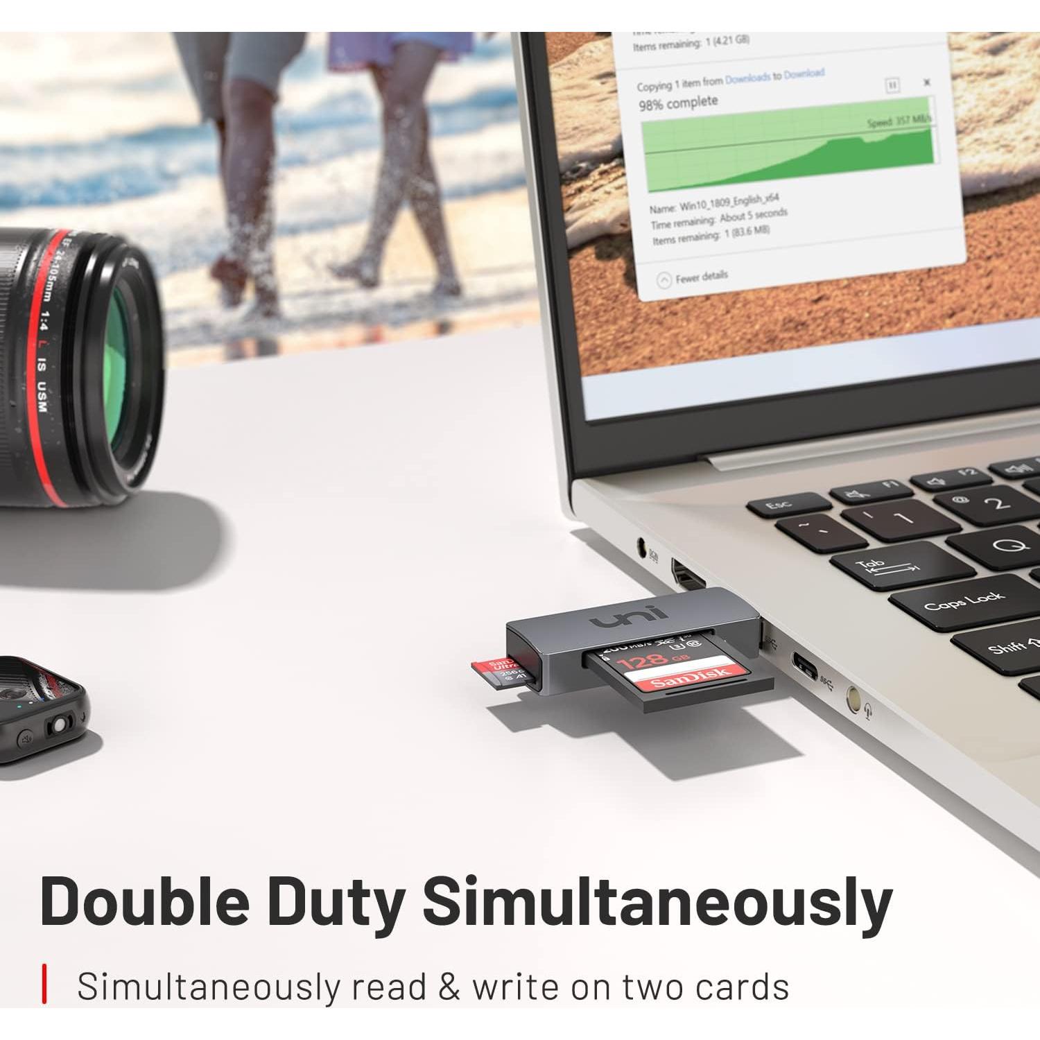 Lector de Tarjeta SD USB 3.0 uni - Alta Velocidad 2TB