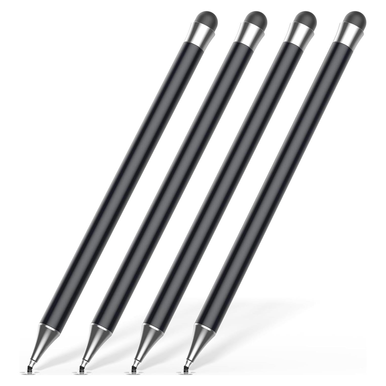 Bolígrafo Stylus 2 en 1 Dilizu para Pantalla Táctil - Negro
