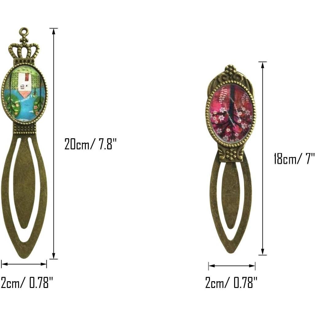 Kit de Pendientes DIY Allazone 14 PCS Bronce Antiguo