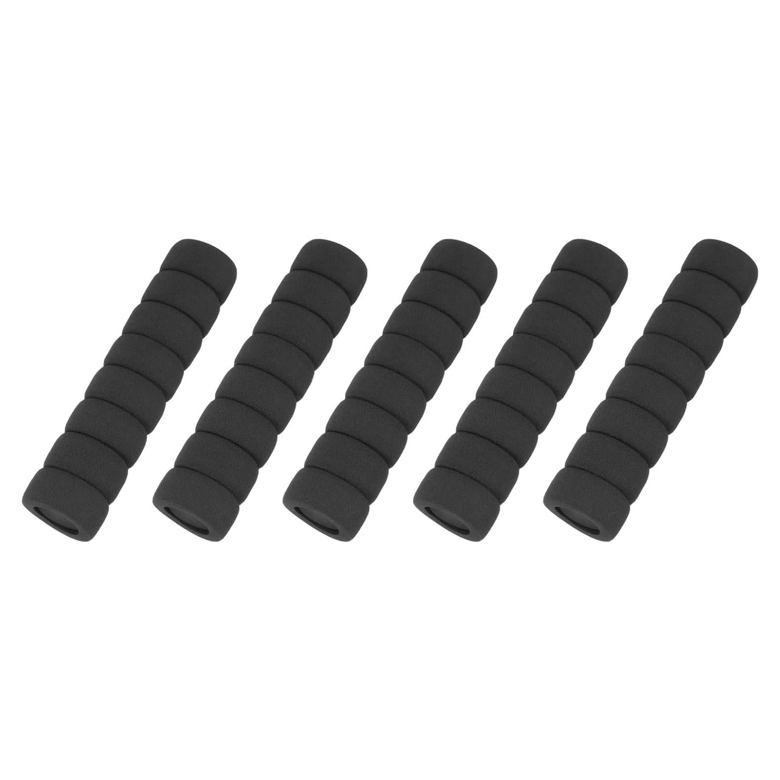 Cubiertas de Manijas de Puerta uxcell 5 Pcs Negro Espiral