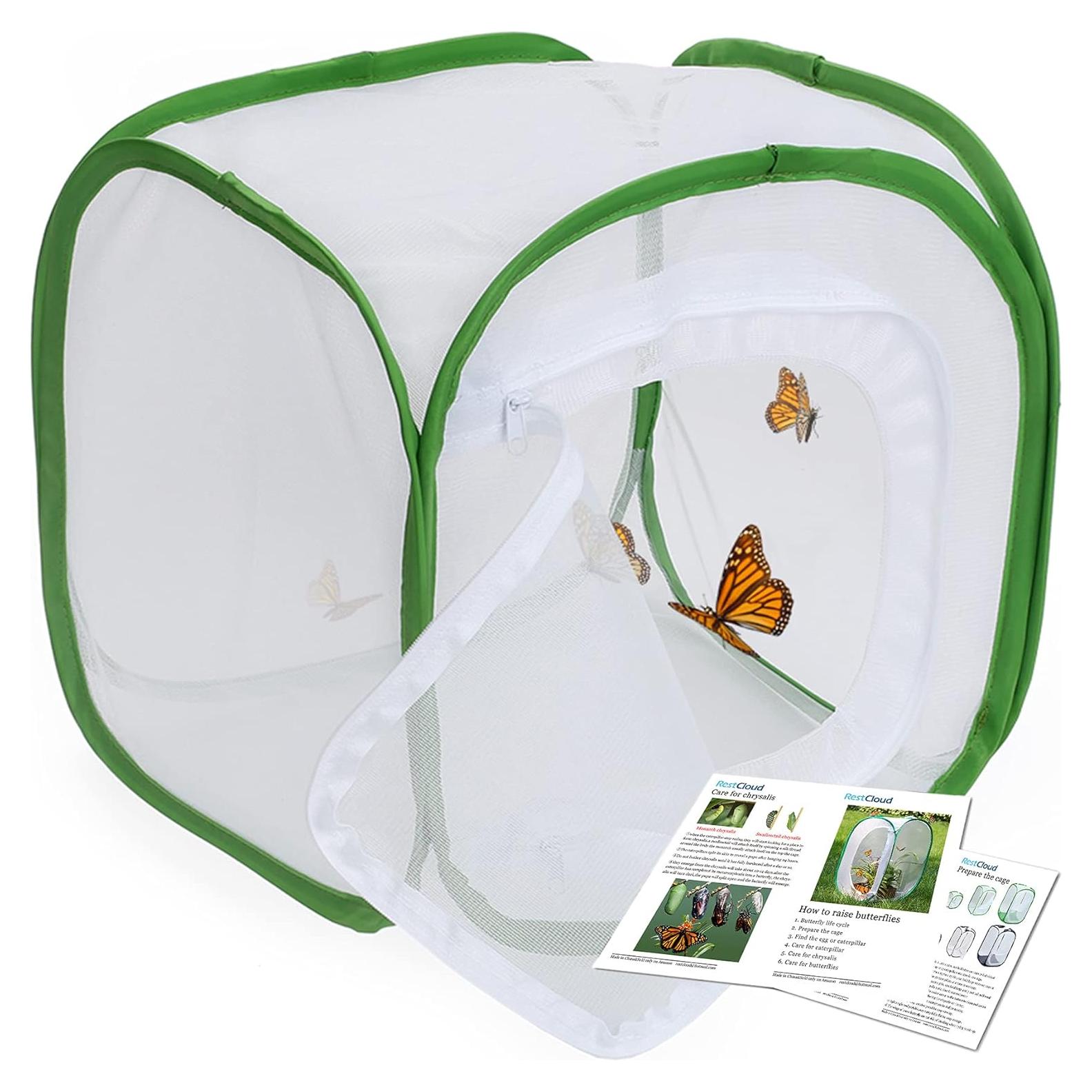 Jaula de Hábitat para Mariposas Restcloud 30.48 cm Plegable