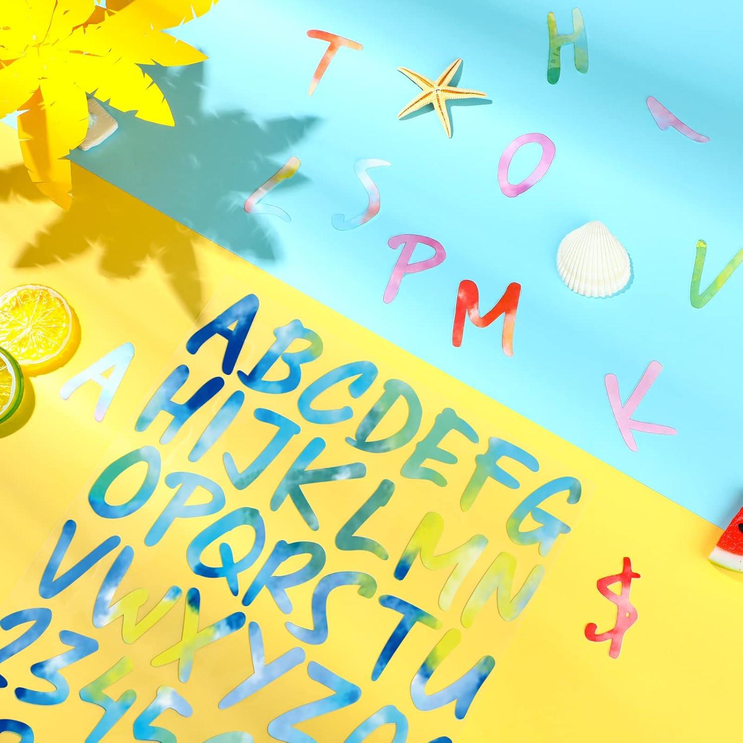 Letras y Números Termotransferibles Spakon 5" 440 Piezas