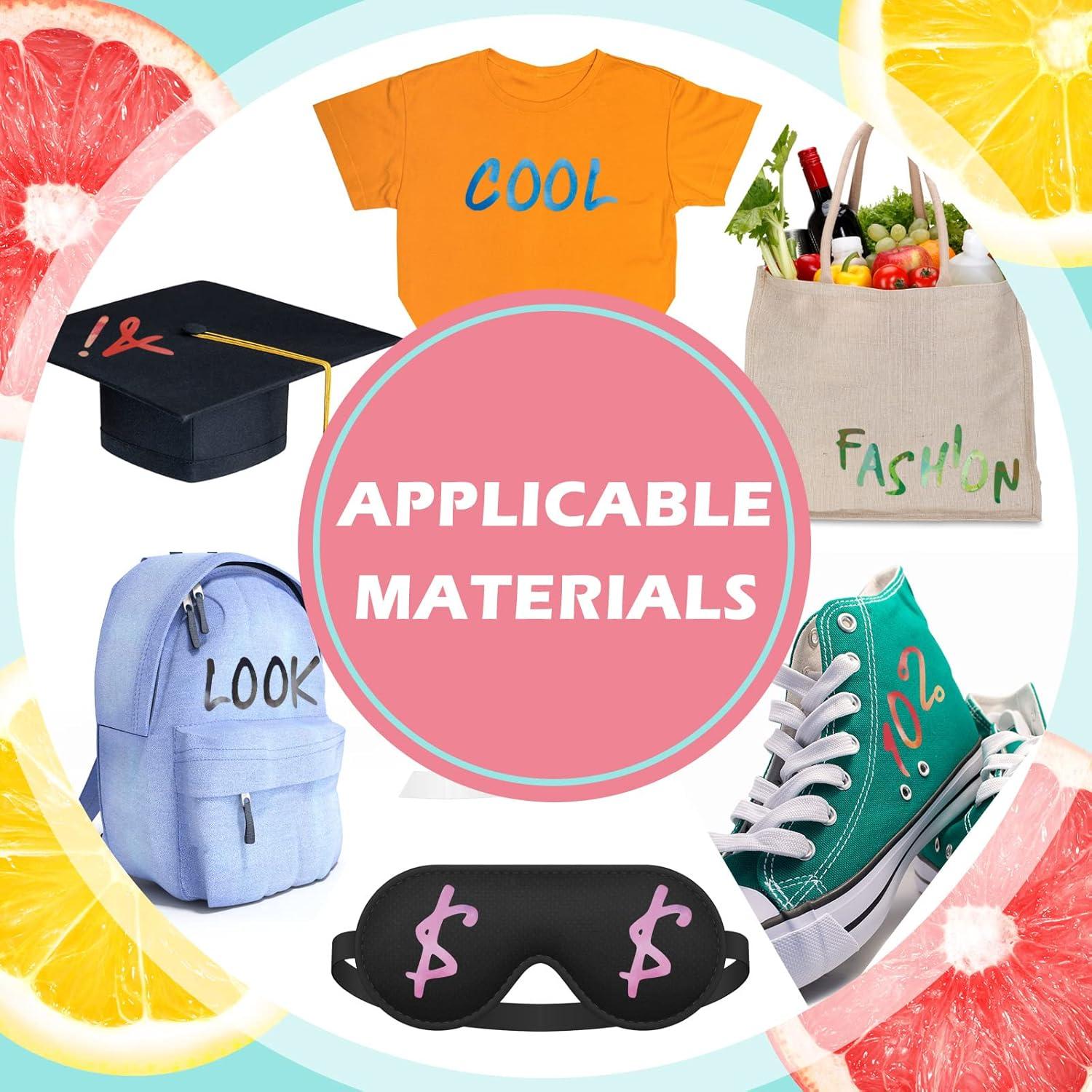 Letras y Números Termotransferibles Spakon 5" 440 Piezas