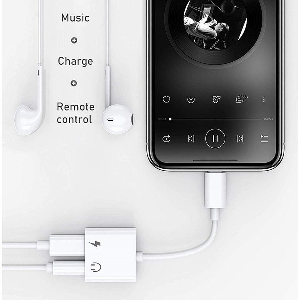 Adaptador de Auriculares Lightning a 3.5mm esbeecables 3 Pzs