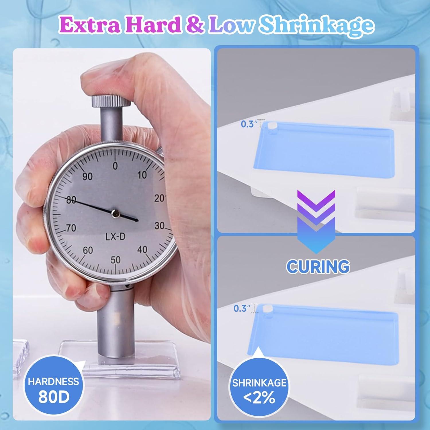 Kit de Resina UV LET'S RESIN 200g Cristalina Alta Viscosidad