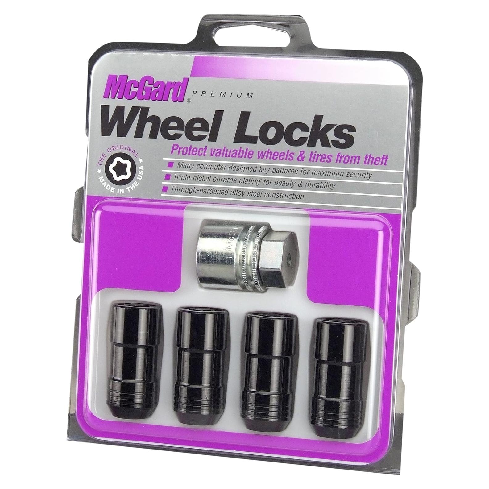 Tuercas de Rueda McGard 24220 Cónicas Negras M14x1.5 Juego de 4