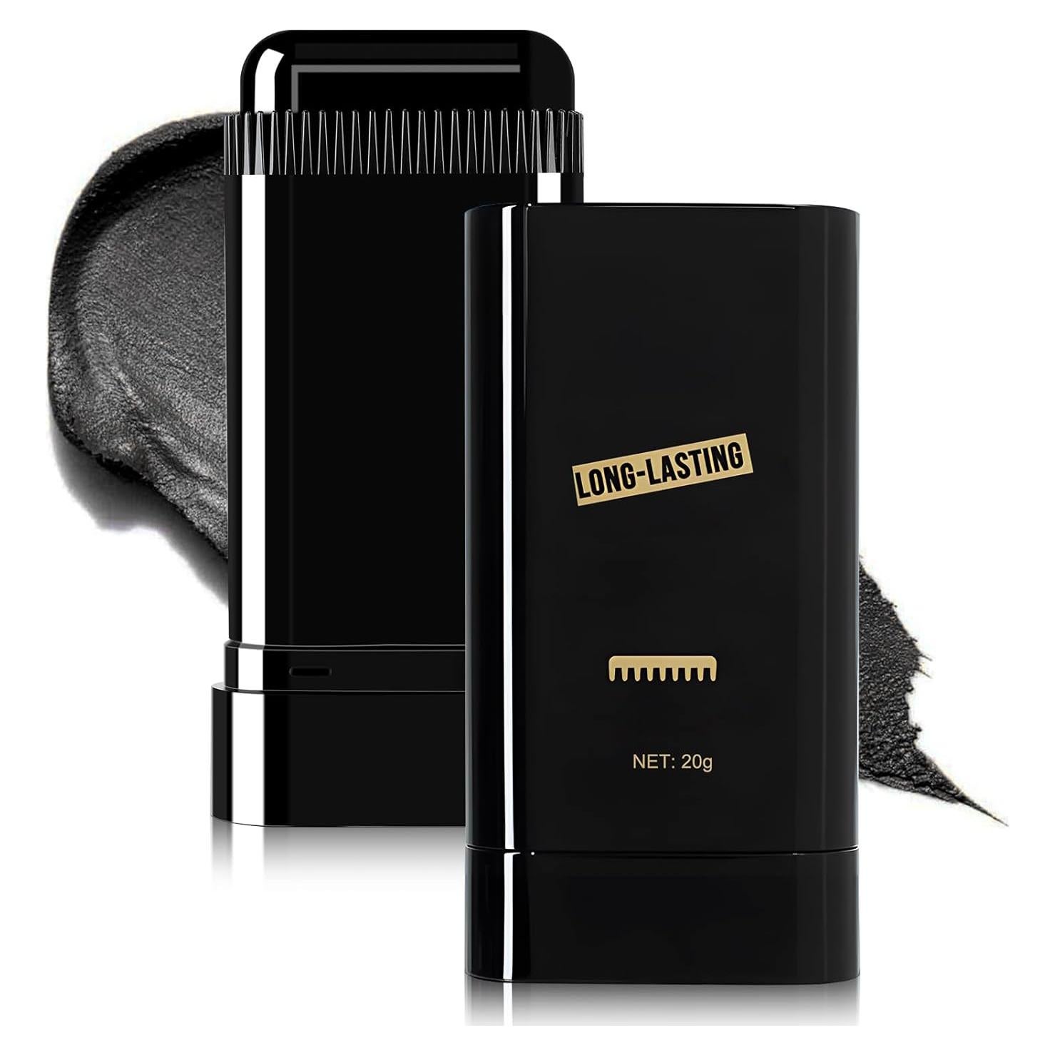 Stick de Tinte para Cabello Negro - Portátil y a Prueba de Sudor