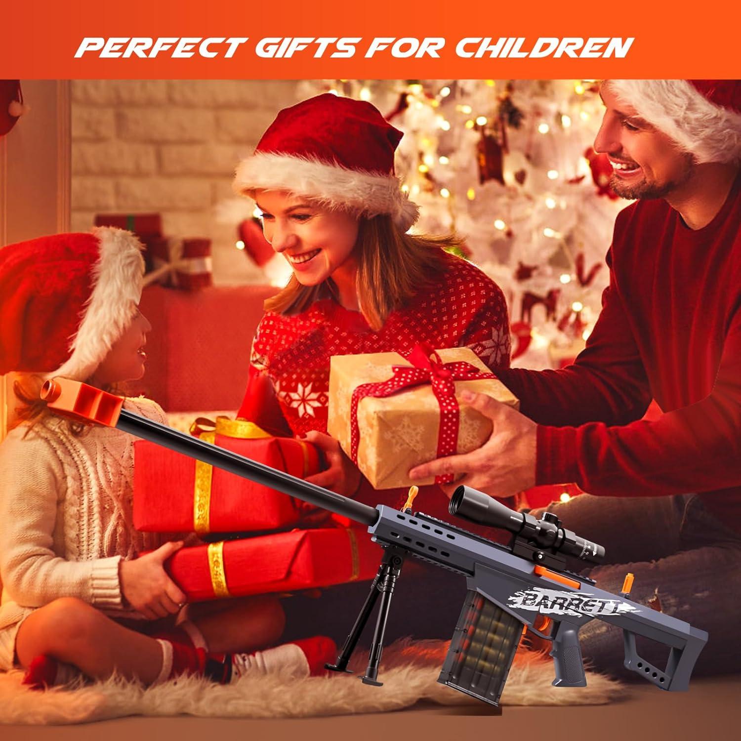 Pistola de Juguete Bsyzyani HD con Balas Blandas 0.88 kg