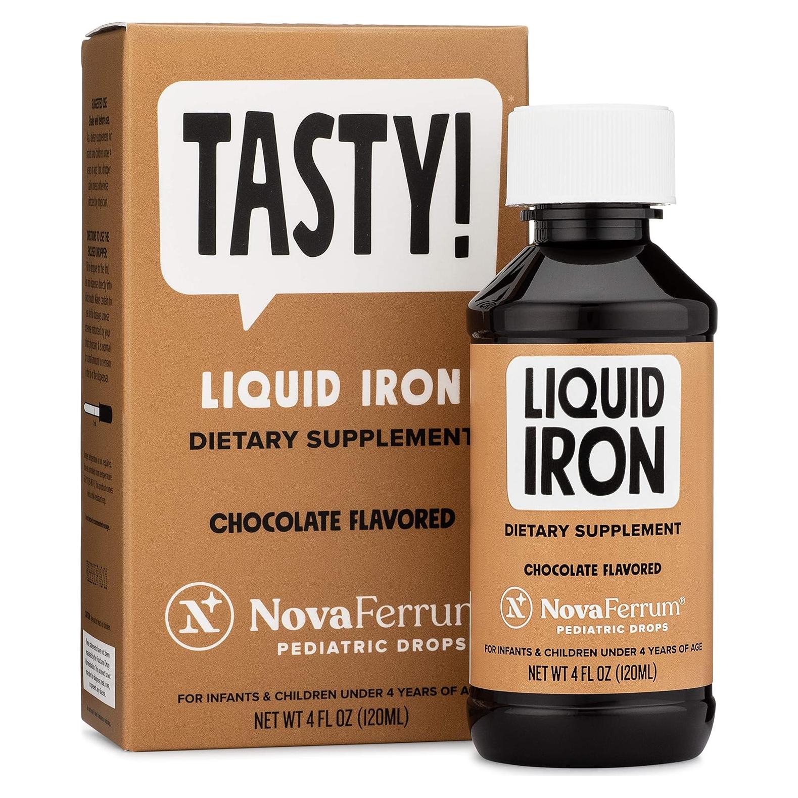 NovaFerrum Suplemento de Hierro Líquido Pediátrico 15mg 118mL