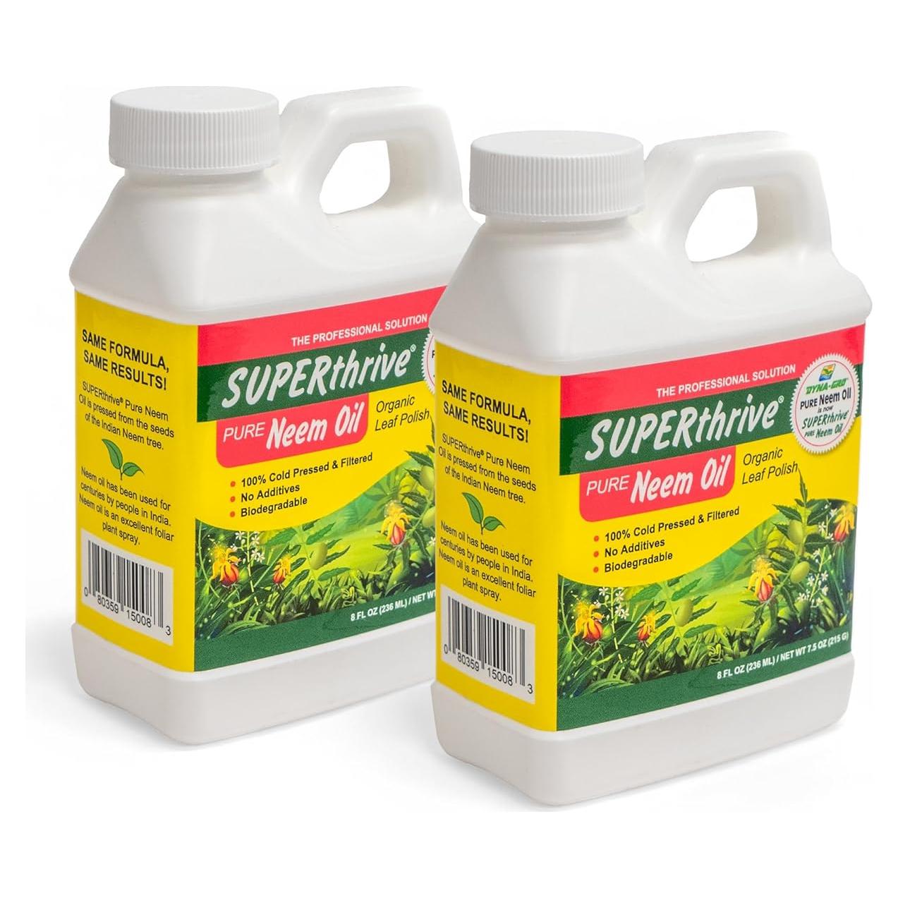 Aceite de Neem Puro Orgánico SUPERthrive 2x240ml