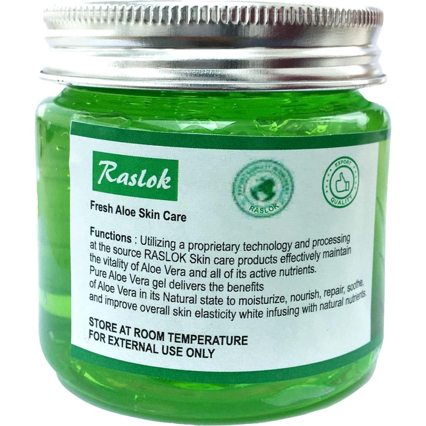 Gel de Aloe Vera Puro Orgánico 219.9 g - Hidratante Facial y Capilar