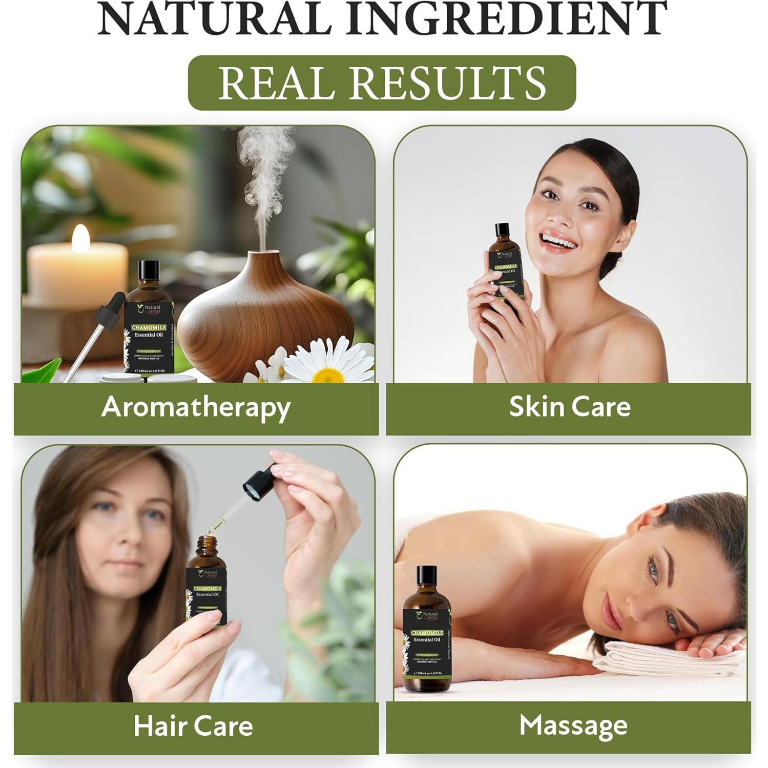 Aceite Esencial de Manzanilla Natural Way 120 mL - Aromaterapia