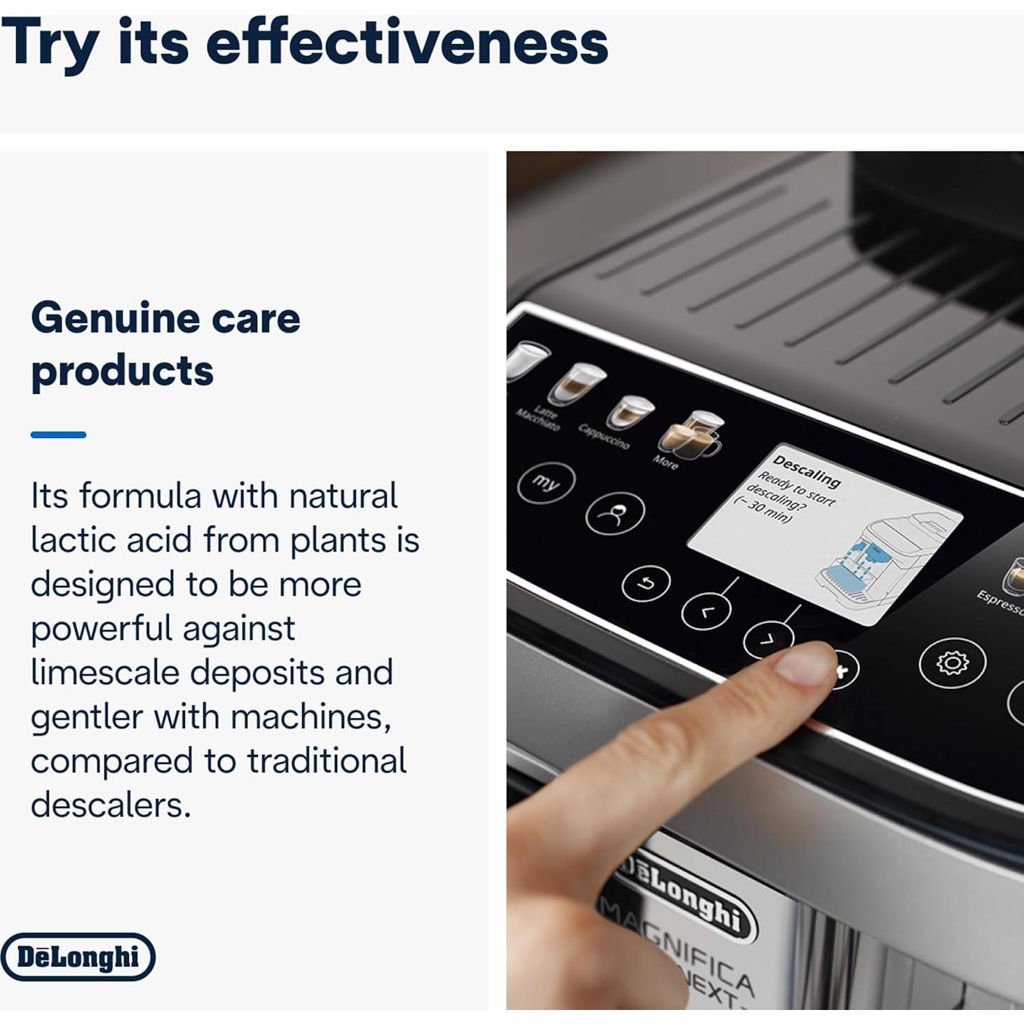Desincrustante Ecológico De'Longhi DLSC200, 200ml (Paquete de 2)