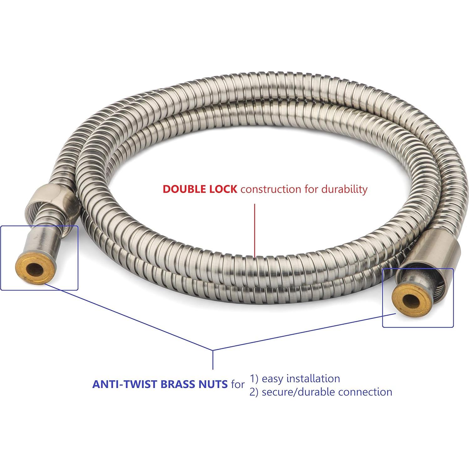 Cabezal de Ducha DUAL Ana Bath 5" Alta Presión 5 Modos