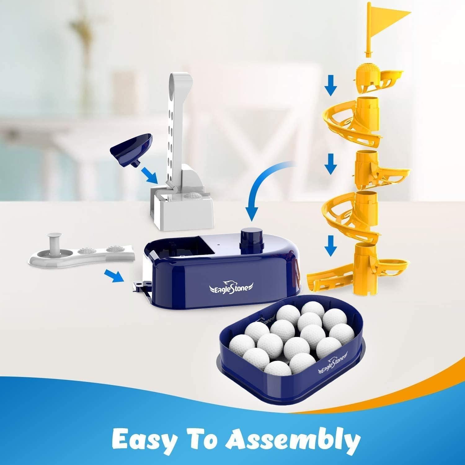 Conjunto de Golf para Niños EagleStone con Lanzador Pedal