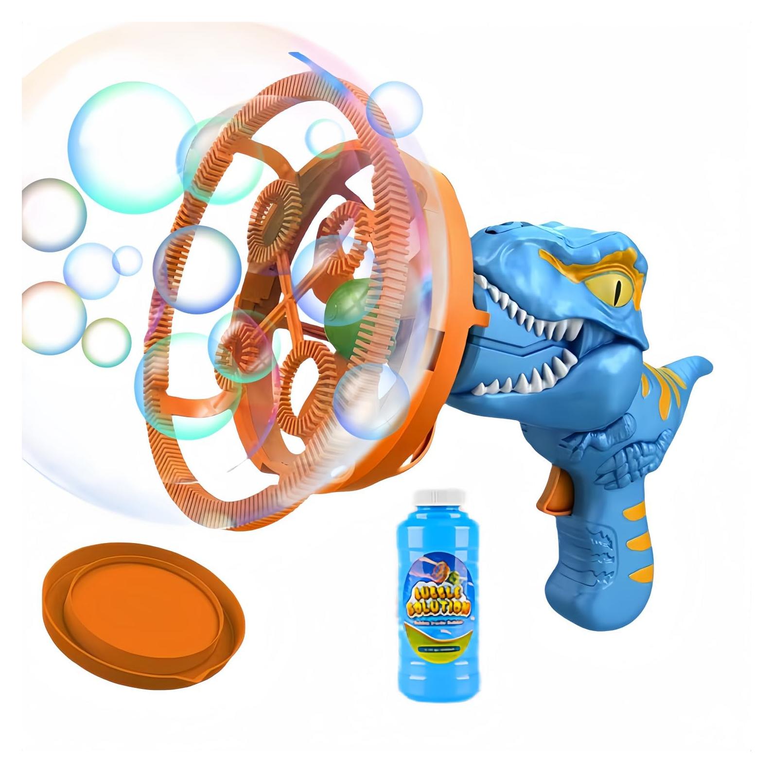 Pistola de Burbujas Dinosaurio SHENSE Azul 0.52 kg