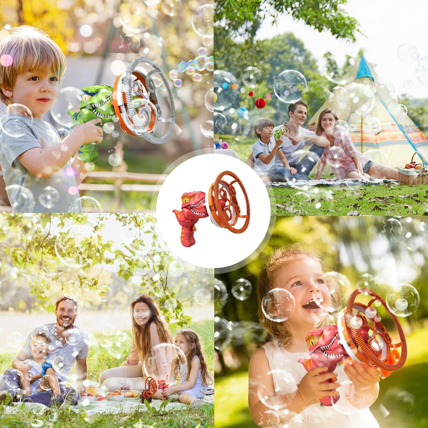 Pistola de Burbujas Dinosaurio SHENSE Azul 0.52 kg