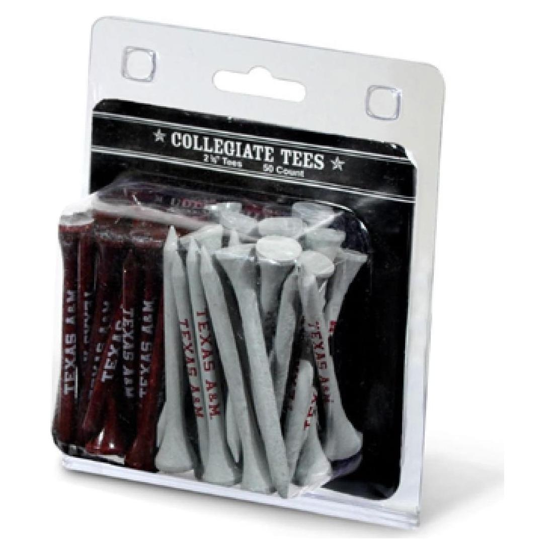 Tees de Golf Equipo Golf Texas A&M Aggies - Paquete 50 Unidades
