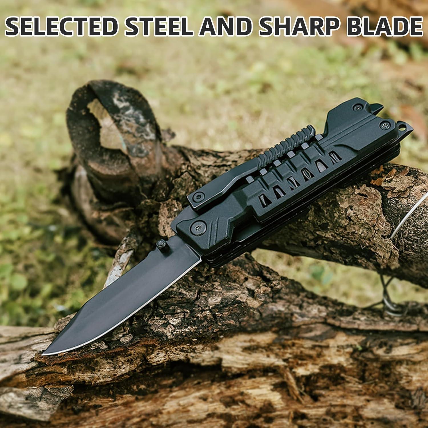 Cuchillo de bolsillo Titorld LJD001 21 en 1 para camping