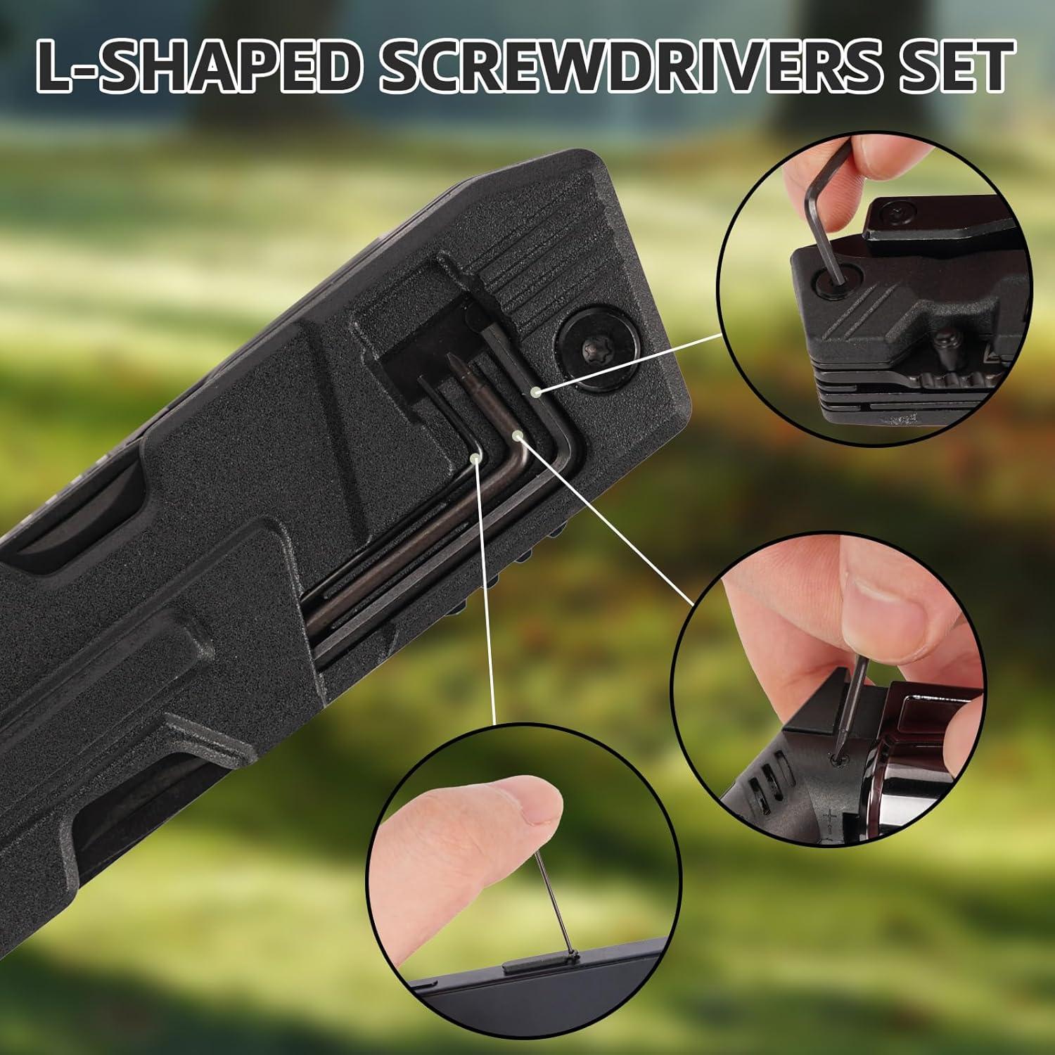 Cuchillo de bolsillo Titorld LJD001 21 en 1 para camping