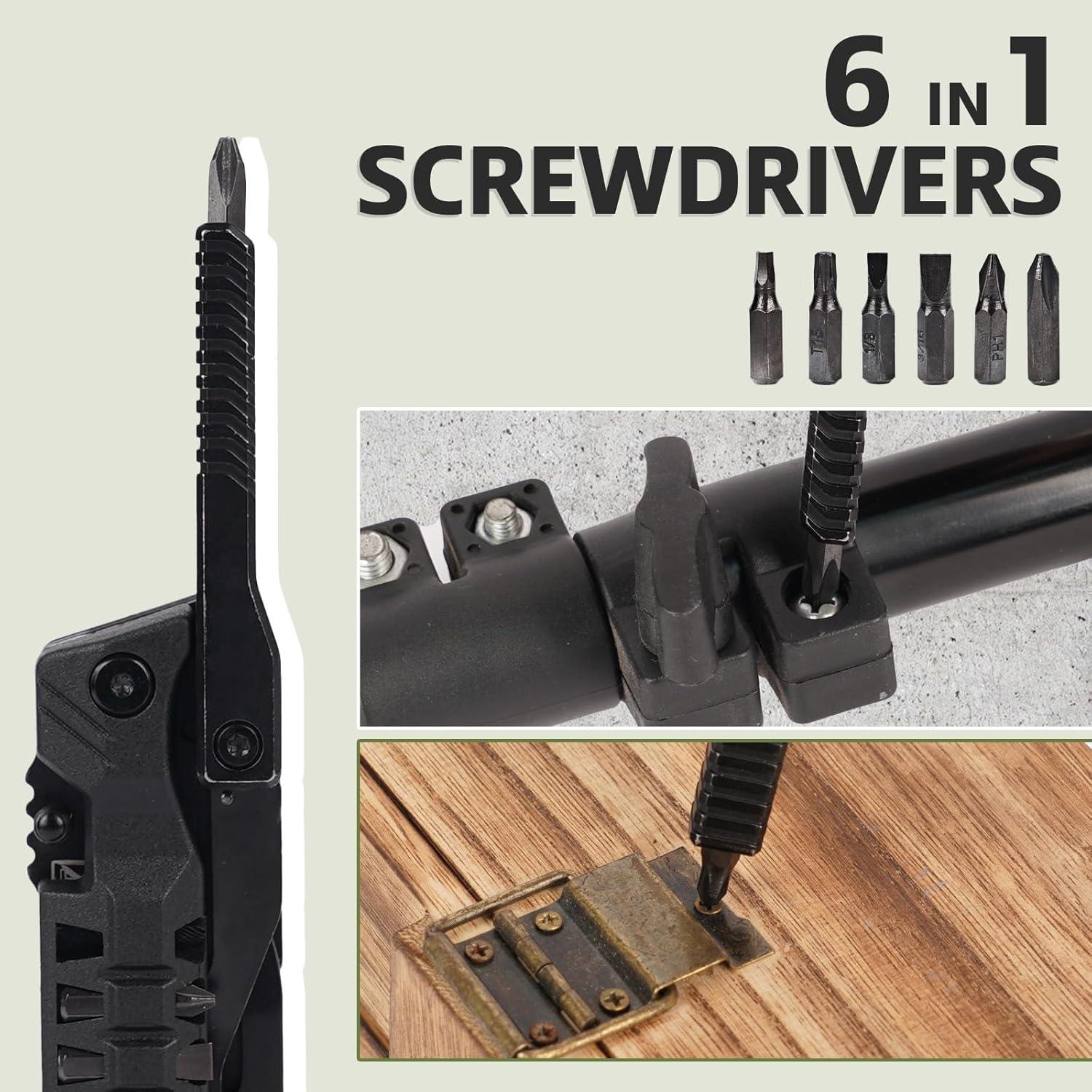 Cuchillo de bolsillo Titorld LJD001 21 en 1 para camping