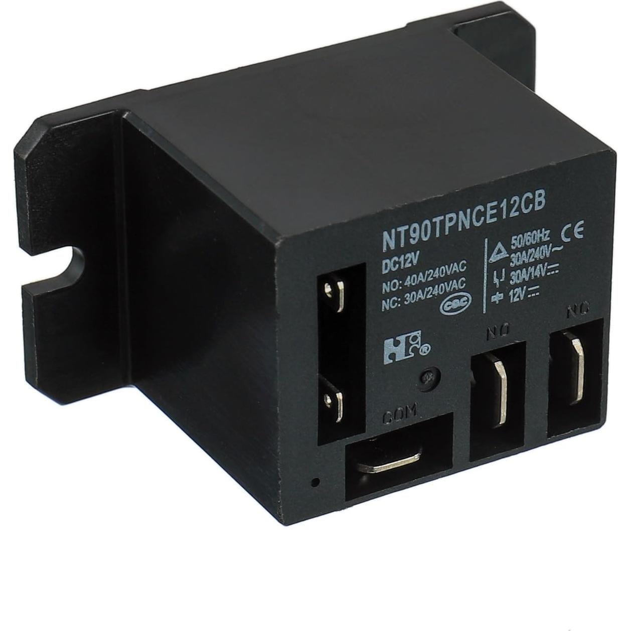 Relé de Potencia EPLZON NT90-DC12V 30A SPDT 240VAC Paquete 2