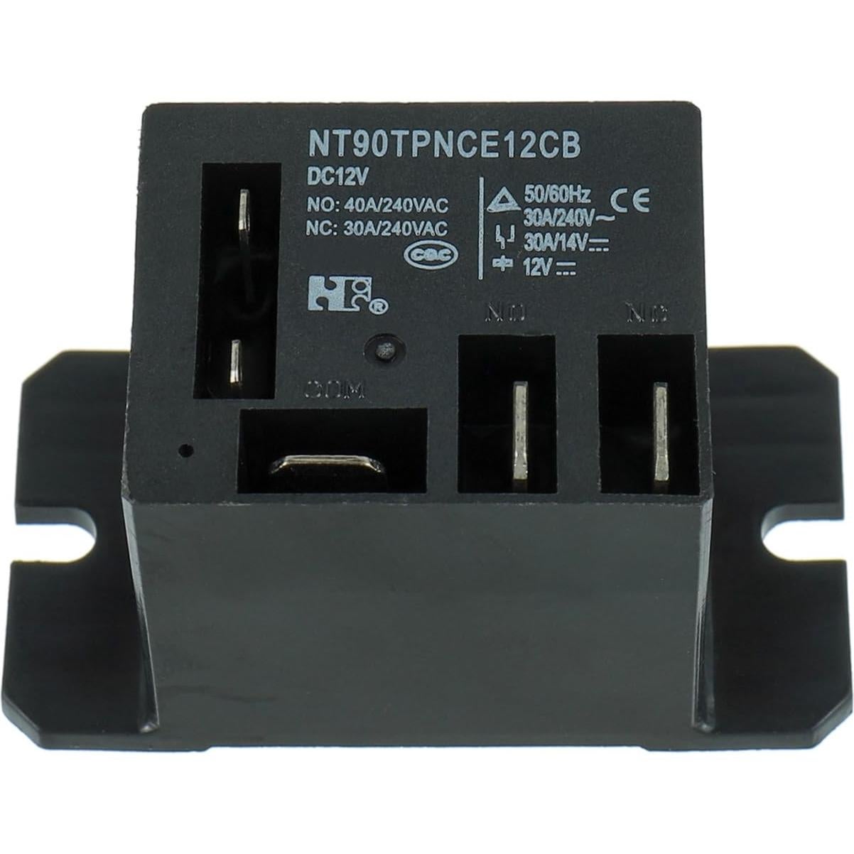 Relé de Potencia EPLZON NT90-DC12V 30A SPDT 240VAC Paquete 2