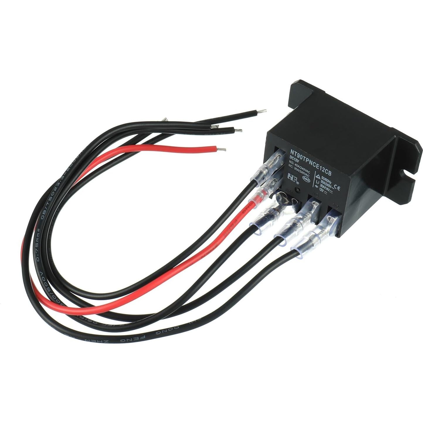 Relé de Potencia EPLZON NT90-DC12V 30A SPDT 240VAC Paquete 2