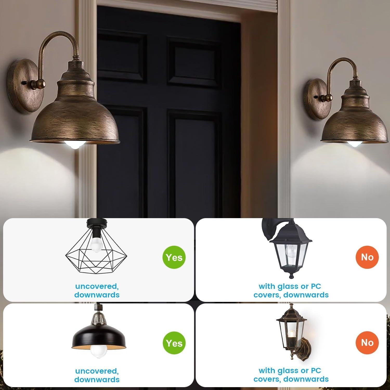 Bombillas LED Aovpex 13W con Sensor de Movimiento 5000K