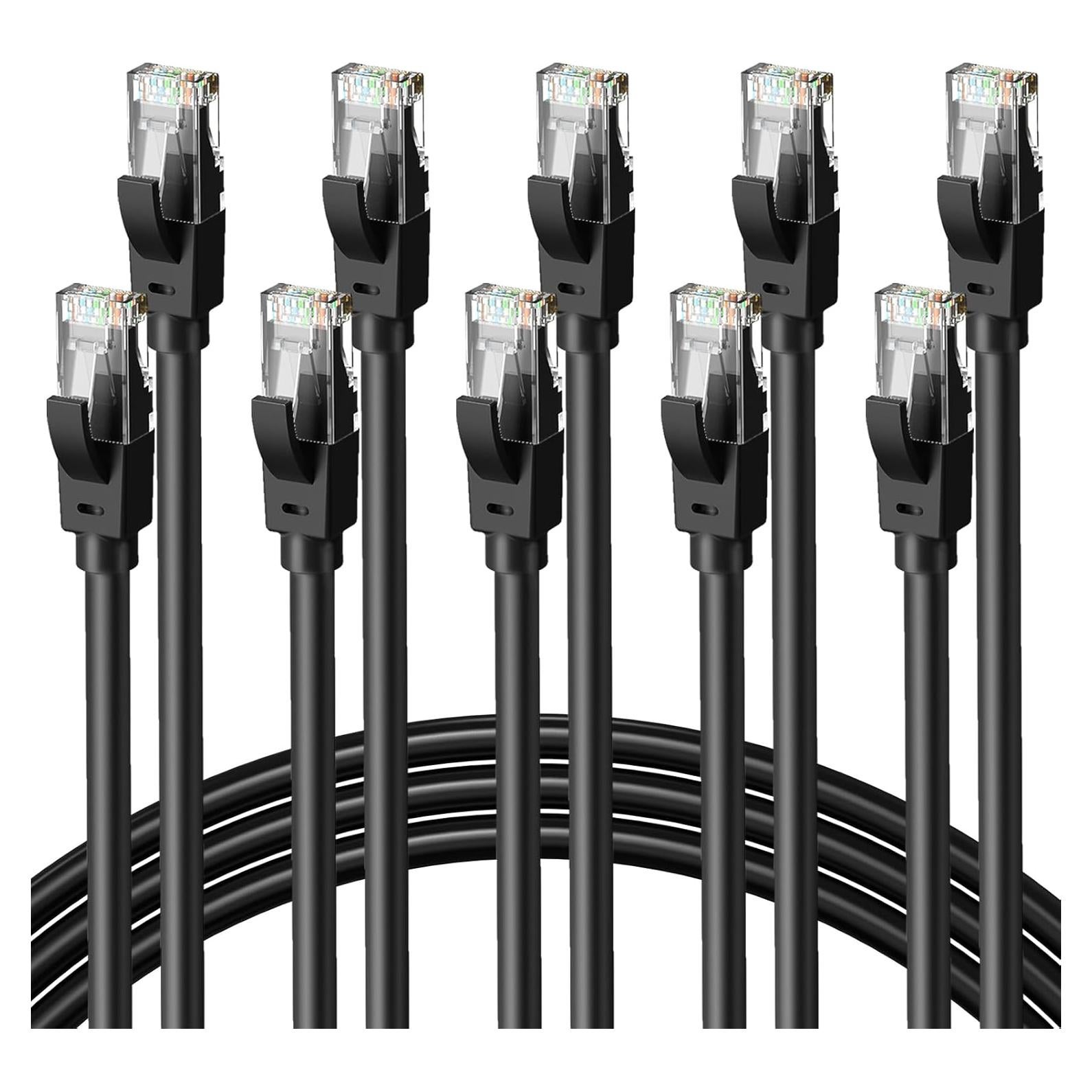 Cable Ethernet Cat6 Brozzag 1.83m 10Paquete Cobre Puro