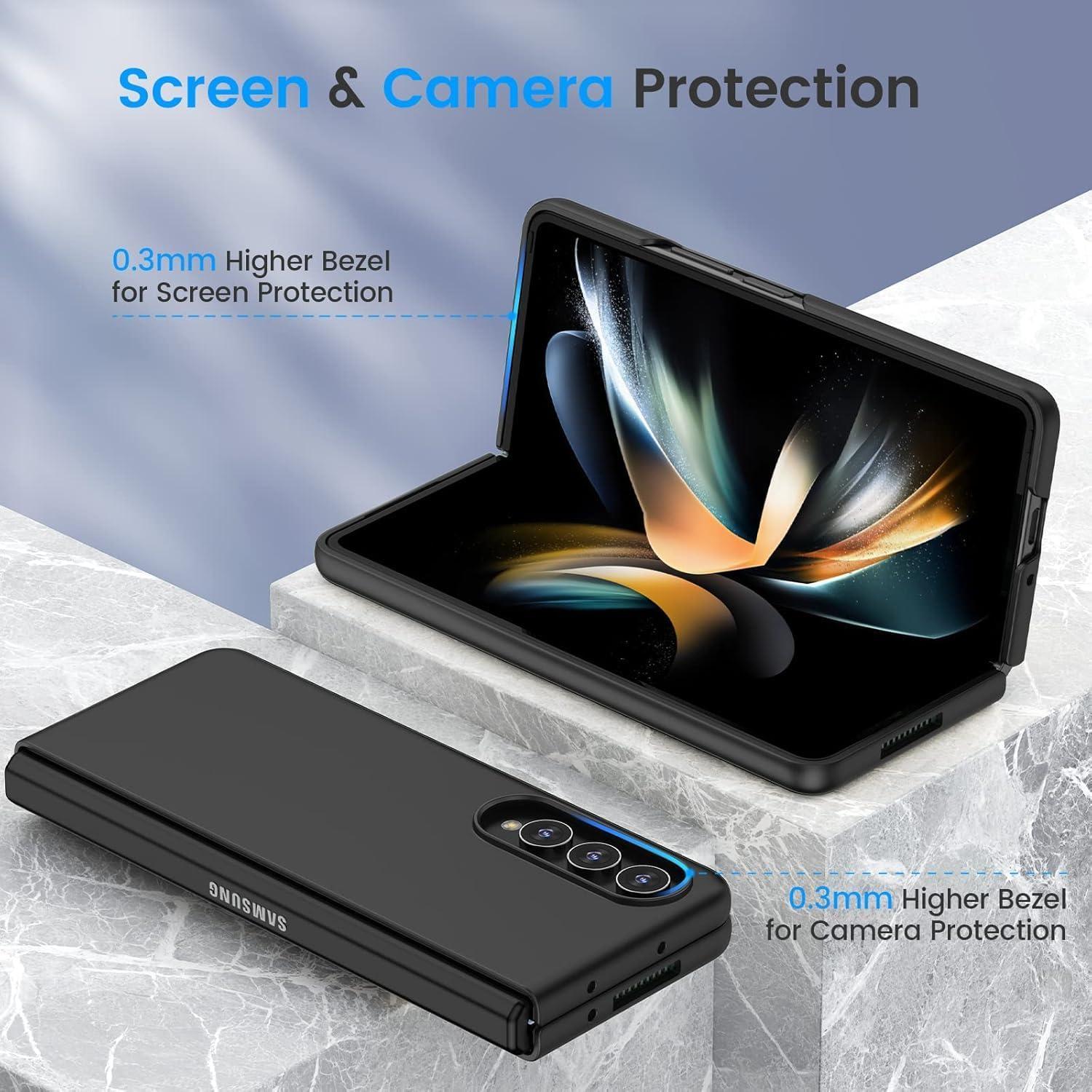 Funda Ruky para Samsung Galaxy Z Fold 4 con Protector Privado